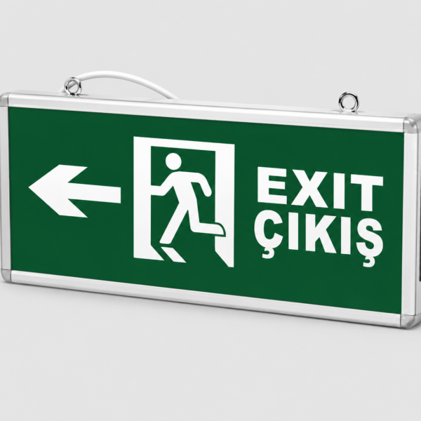 YCL YAC 510 3W/3LED Çıkış Exit Sağ-Sol Çift Yönlü