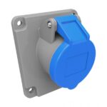 Bemis 16A CEE Norm 45° Eğik Makine Prizi 2P+E 220V AC IP44