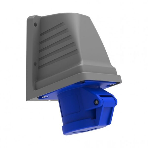 Bemis 16A CEE Norm 90° Eğik Duvar Prizi 2P+E 220V AC IP44