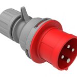 Bemis 16A CEE Norm Düz Fiş 3P+E 380V AC IP44