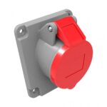 Bemis 16A CEE Norm 45° Eğik Makine Prizi 3P+E+N 380V AC IP44