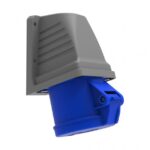 Bemis 32A CEE Norm 90° Eğik Duvar Prizi 2P+E 220V AC IP44