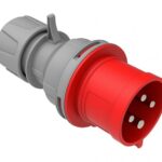 Bemis 32A CEE Norm Düz Fiş 3P+E 380V AC IP44
