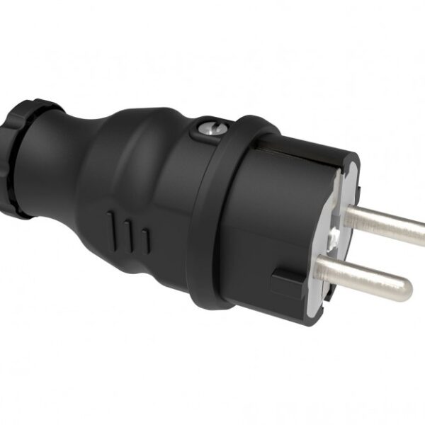 Bemis 16A Monofaze Kauçuk Düz Fiş 2P+E 200-250V IP44