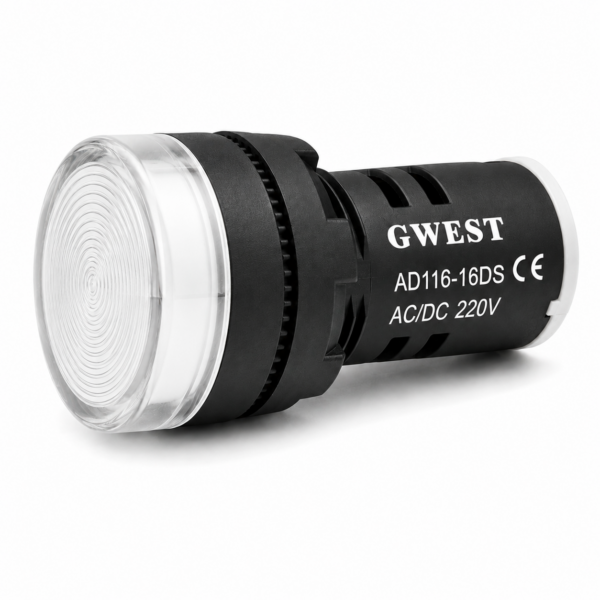GWEST Ø 22mm Led’li Si̇nyaller Beyaz 110V. AC-DC