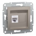 Schneider Electric Asfora Plus 1*RJ45CAT6-UTP – Bronz