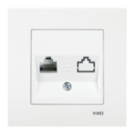 Viko Karre Beyaz Tekli Data Prizi RJ45 CAT6