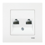 Viko Karre Beyaz İkili Data Prizi 2 x RJ45 CAT6