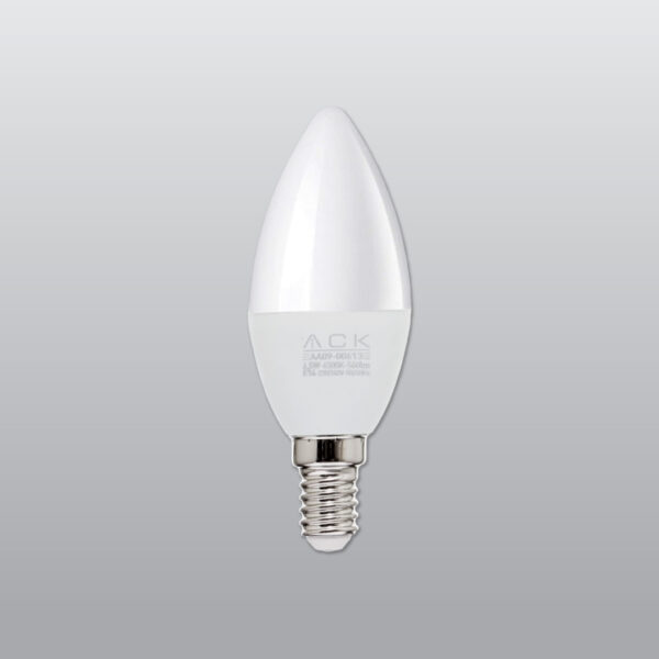 ACK 7W-E14 3000K LED Ampül