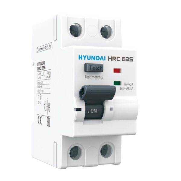 Hyundai Electric A Tipi 2P 80A 300mA 10kA Kaçak Akım Koruma Rölesi