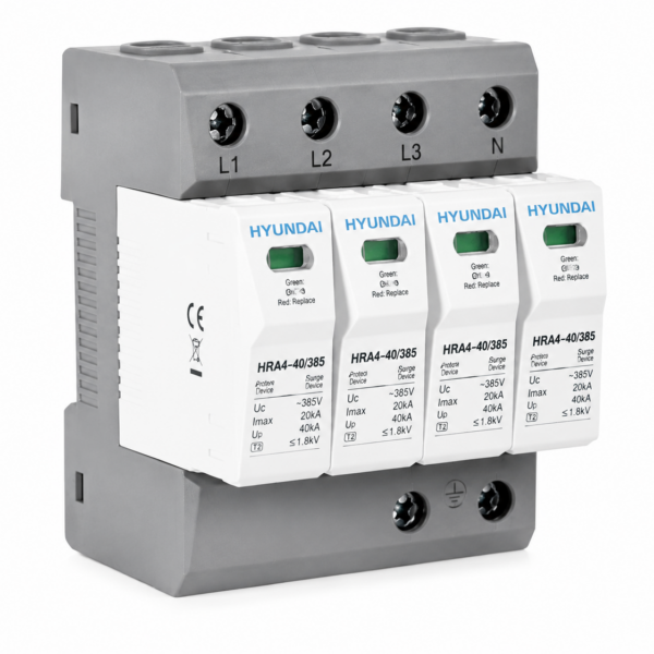 Hyundai Electric TİP1+TİP2 3P+N 60kA 280V PARAFUDR