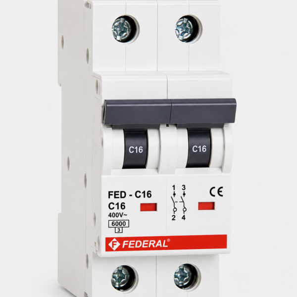 Federal C Tipi 6kA 2P 63A Otomatik Sigorta