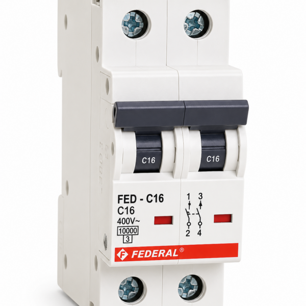 Federal C Tipi 10kA 2P 32A Otomatik Sigorta