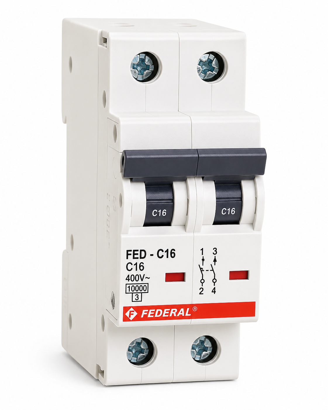 Federal C Tipi 10kA 2P 32A Otomatik Sigorta Federal C Tipi 10kA 2P 32A Otomatik Sigorta