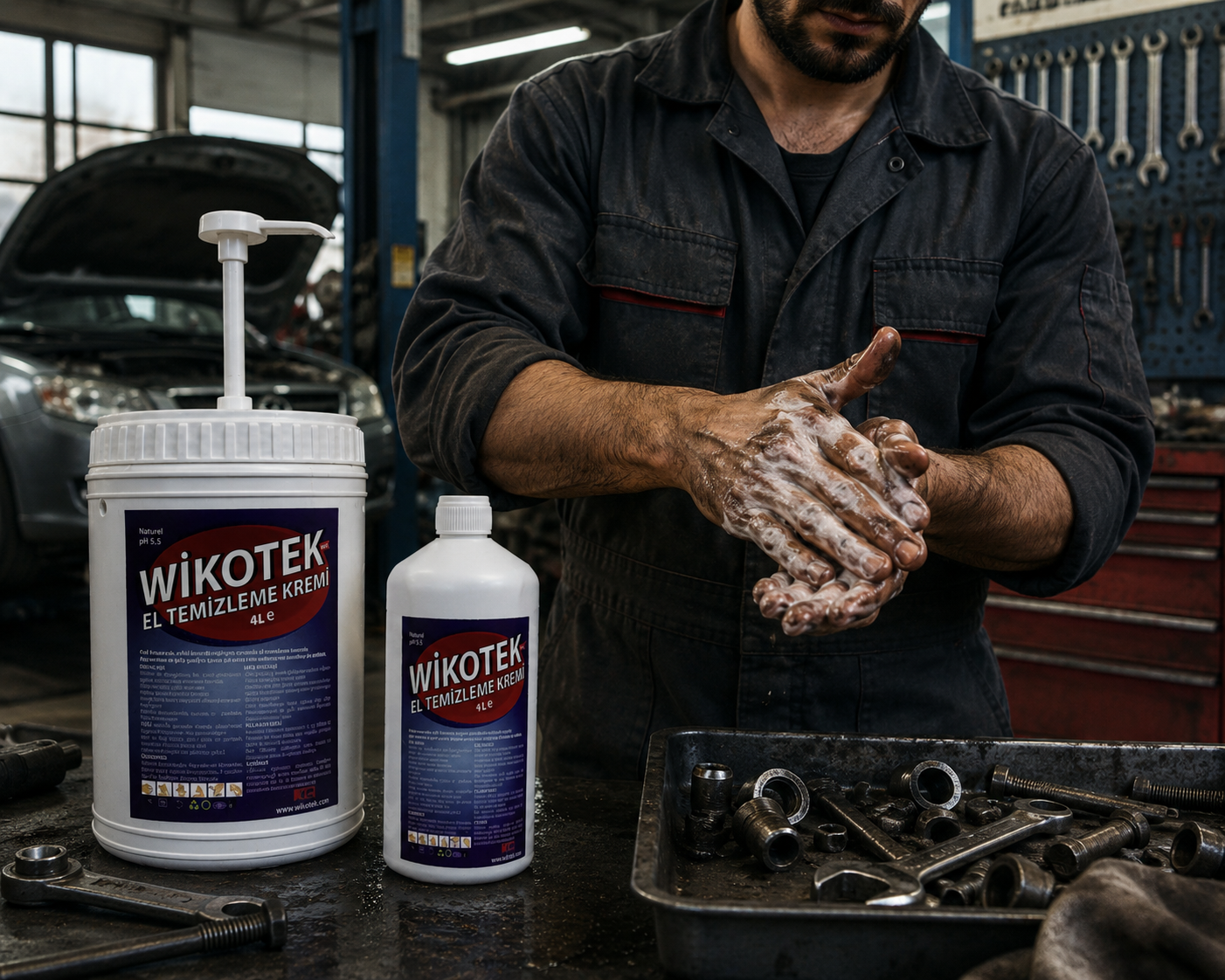 Wikotek El Temizleme Kremi 4 L Wikotek El Temizleme Kremi 4 L